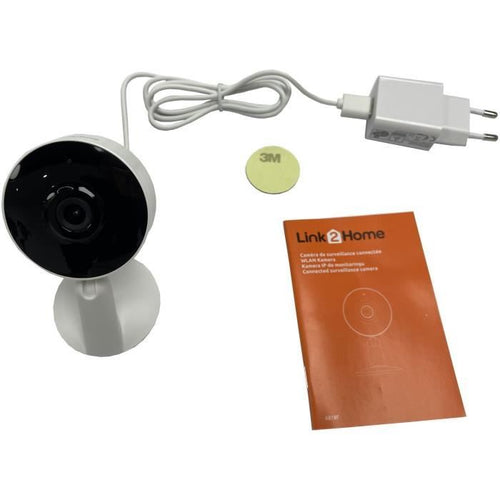 Telecamera Wi-Fi - LINK2HOME - HD 1080P, visione notturna, rilevamento del movimento