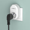 Set di 2 prese collegate - LINK2HOME - 230 V - Bianco