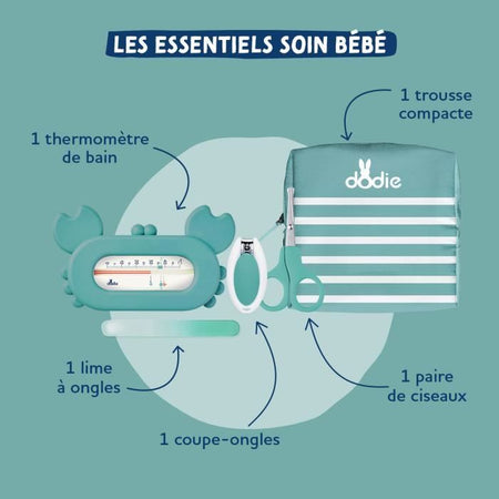 Kit di pronto soccorso - DODIE - L'essenziale - Blu