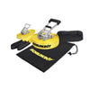 Slackline - SCHILDKROT - 15 m di lunghezza x 5 cm di larghezza - Cricchetto in metallo - Cinghia di allenamento inclusa - Max 150 kg