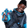 Action figure - MRBEAST LAB - Stealth Panther - 13 cm - Corpo blu traslucido - 20 punti di articolazione