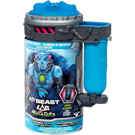 Action figure - MRBEAST LAB - Stealth Panther - 13 cm - Corpo blu traslucido - 20 punti di articolazione