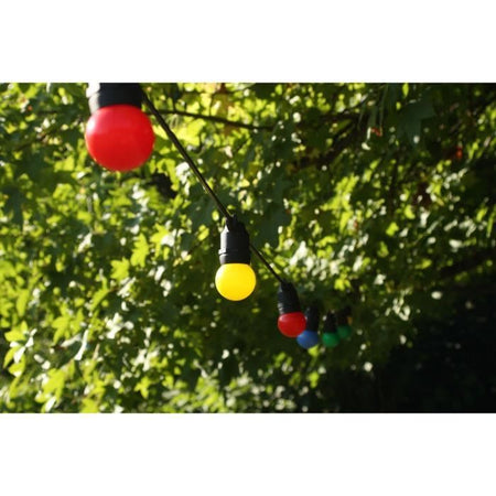 Ghirlanda - Colorado - 5 m - Lampadine colorate - Nero