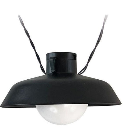 Ghirlanda solare - Luna - 5 m - Nero - 10 lampadine - 50 lumen - Ricaricabile tramite USB