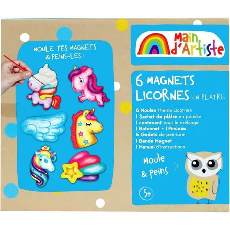 Kit di creazione di magneti unicorno - Creative Leisure - MANO DELL'ARTISTA - Dai 5 anni