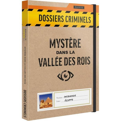 Criminal Files - Mistero nella Valle dei Re - Macabra scoperta in una tomba faraonica - Gioco da tavolo Escape Game