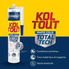 Adesivo di fissaggio e sigillatura - CYANOLIT - Total tech - Crystal - Cartuccia da 290 ml - Trasparente - Multimateriale e flessibile