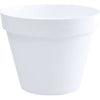 Vaso da fiori tondo EDA toscano -  60 x H 47 cm - 76 L - Bianco