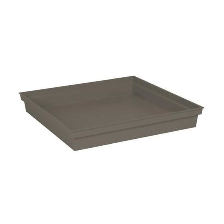 Sottovaso quadrato EDA Tuscany - 40 cm - Tortora