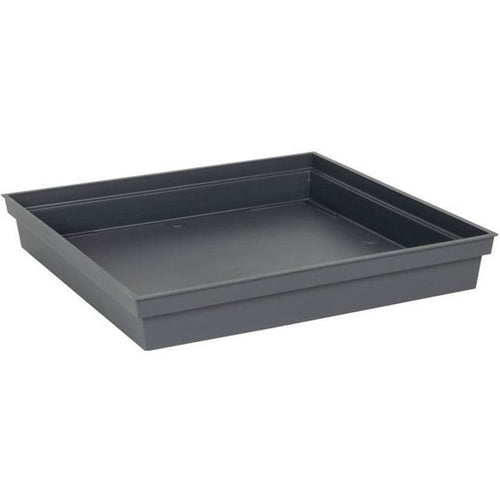 Sottovaso quadrato EDA Tuscany - 40 cm - Grigio antracite