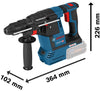 Martello perforatore a batteria BOSCH PROFESSIONAL SDS plus GBH 18V-26 F solo L-Boxx