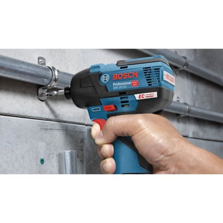 Avvitatore ad impulsi Bosch Professional GDR 12V-110 + 2 batterie 3,0 Ah in L-BOXX - 06019E0005