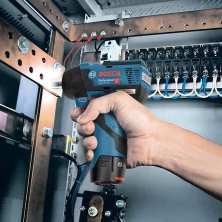 Avvitatore ad impulsi Bosch Professional GDS 12V-115 + 2 batterie 3,0Ah + L-BOXX - 06019E0103