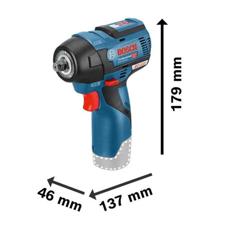 Avvitatore ad impulsi Bosch Professional GDS 12V-115 + 2 batterie 3,0Ah + L-BOXX - 06019E0103