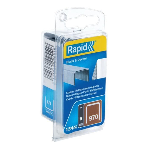 Graffette zincate - RAPID - 970/06mm - Blister 1344