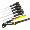 Set di 6 utensili - - STANLEY FATMAX - FMHT0-62639 - Pinza per multiprese con bloccaggio 250 mm + Cacciavite da elettricista + Phillips