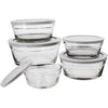 Set di 5 ciotole - MENASTYL - 5039038 - 150 ml, 230 ml, 400 ml, 610 ml e 940 ml - Coperchi in plastica resistente