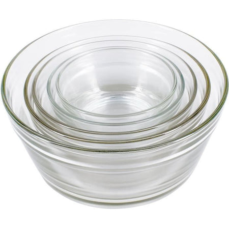 Set di 5 ciotole - MENASTYL - 5039038 - 150 ml, 230 ml, 400 ml, 610 ml e 940 ml - Coperchi in plastica resistente