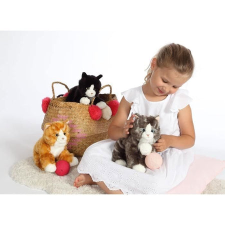 Peluche - Gipsy Toys - Gatto Mimiz - 28 cm - Tricolore