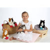 Peluche - Gipsy Toys - Gatto Mimiz - 28 cm - Tricolore
