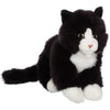 Peluche - Gipsy Toys - Gatto Mimiz - 28 cm - Nero/Bianco