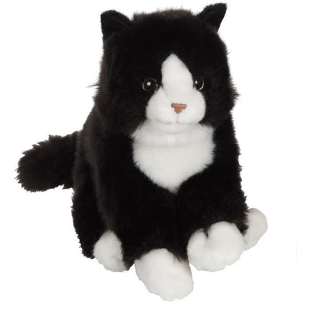 Peluche - Gipsy Toys - Gatto Mimiz - 28 cm - Nero/Bianco