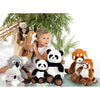Peluche Panda Rosso - GIPSY TOYS - Foresta Verde, 20 cm