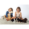 Peluche Cane Husky - GIPSY TOYS - Seduto, 25 cm