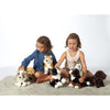 Peluche Cane Husky - GIPSY TOYS - Seduto, 25 cm