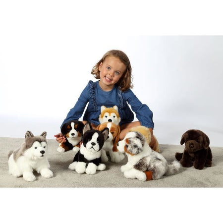 Peluche Cane Shiba - GIPSY TOYS - Seduto, 25 cm