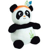 PANDA INDIANA Borsa dell'acqua calda in peluche +/- 21 cm