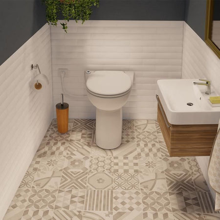 Vaso WC con macinacaffè integrato SANICOMPACT 43 ECO+ - SFA - C43STD