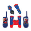 SPIDER-MAN - Kit da avventuriero - Walkie-Talkie portata 120 m, binocolo, torcia e bussola