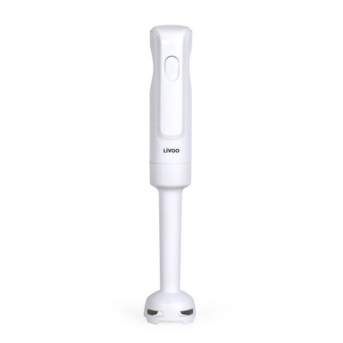 Frullatore a immersione - LIVOO - 300 W - 2 lame in acciaio inox - 1 velocità - Bianco