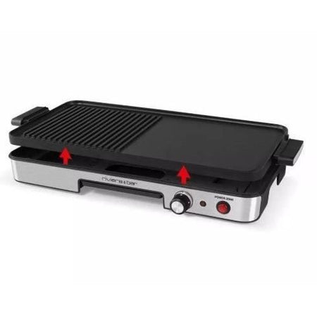 Piastra RIVIERA & BAR - QPL365 - Superficie di cottura 50,5 x 25,5 cm - da 4 a 6 persone - 1900 W