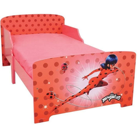 Fun house miracoloso letto di coccinella con lattes box primavera 140x70 cm