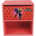 Fun House Miracoloso Cambiare il letto con coccinella con cassetto H.36 x L.33 x D. 30 cm