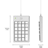 MOBILITY LAB - Tastierino numerico cablato MAC Silver