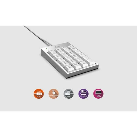 MOBILITY LAB - Tastierino numerico cablato MAC Silver