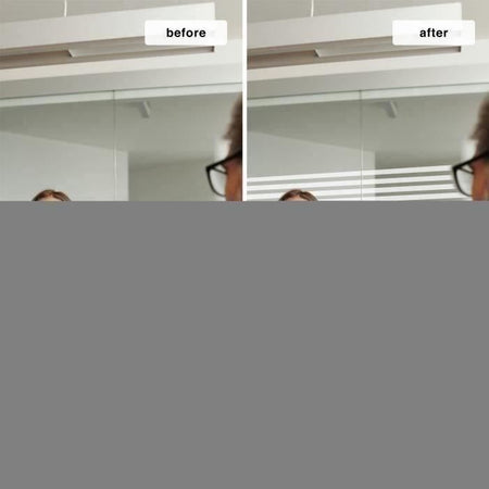 Pellicola adesiva per vetri - EASY PROTEC - 100 x 90 cm - Tenda veneziana