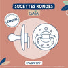 Ciucciuccio Dodie Gaia +6m Sotto il Sole Confezione da 2 - Silicone - Anatomico - Dodie