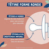 Ciucciuccio Dodie Gaia +6m Sotto il Sole Confezione da 2 - Silicone - Anatomico - Dodie