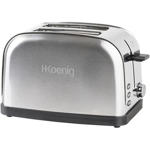Tostapane a due fette - HKoeNIG - TOS7 - 850 W - Acciaio inossidabile