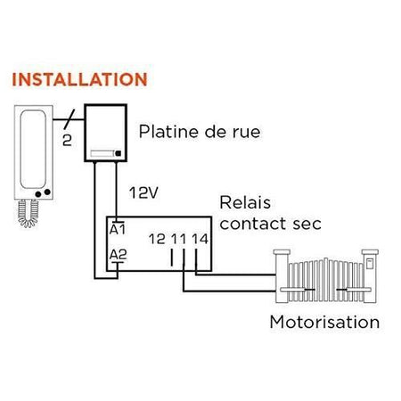 SCS SENTINEL Relè di contatto sec 12 V