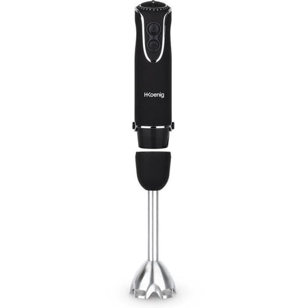 Frullatore ad immersione 3 in 1 - H.Koenig - MIX75 - 850 W - 5 velocità + Turbo - Lame in acciaio inox - Accessori inclusi