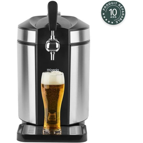 HKoeNIG Brewer - Per tutti i fusti da 5L - Nero / Acciaio inossidabile - BW1880