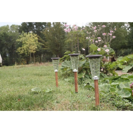 Set di 3 fari solari - Canopo - 20 lumen - Beige