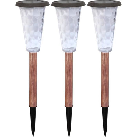 Set di 3 fari solari - Canopo - 20 lumen - Beige