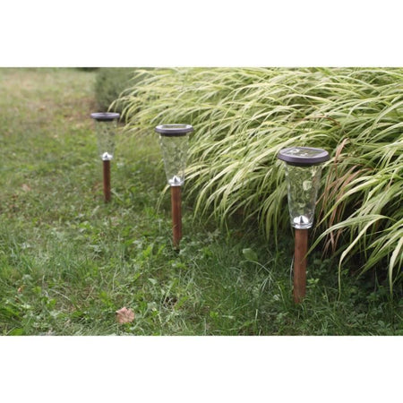 Set di 3 fari solari - Canopo - 20 lumen - Beige
