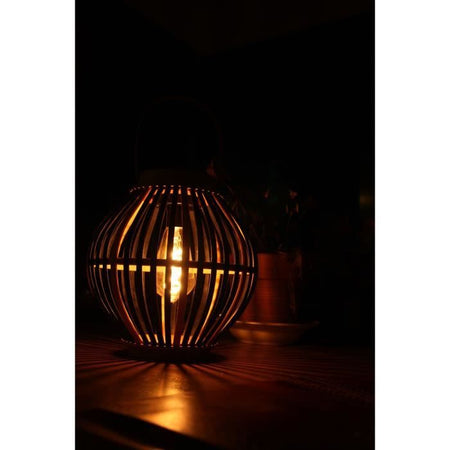 Lampada solare in bambù - Olivie - Nero
